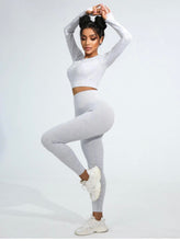 Load image into Gallery viewer, Gray 2piece work out set