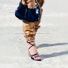 Load image into Gallery viewer, Black Strappy Heels