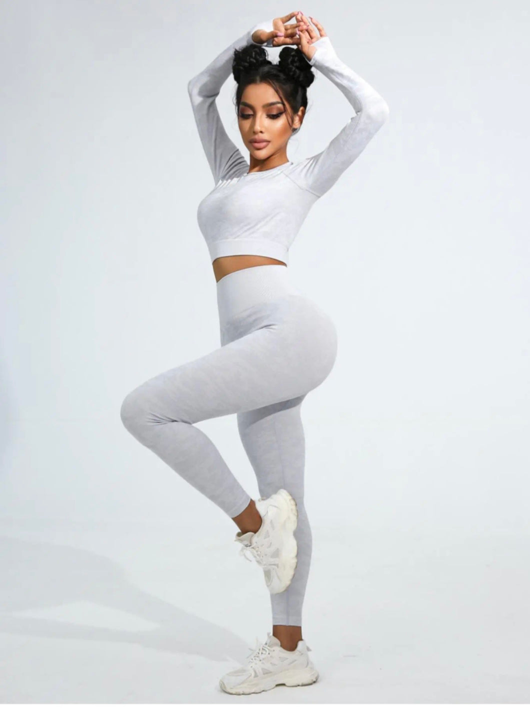 Gray 2piece work out set