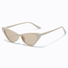 Load image into Gallery viewer, Beige Cat eyes Sunglasses
