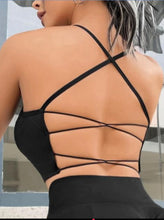 Load image into Gallery viewer, Criss crossed sport bra
