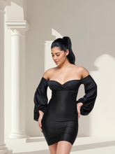 Load image into Gallery viewer, Off-The-Shoulder Mini Dress
