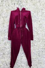Load image into Gallery viewer, Burgundy two piece Set

