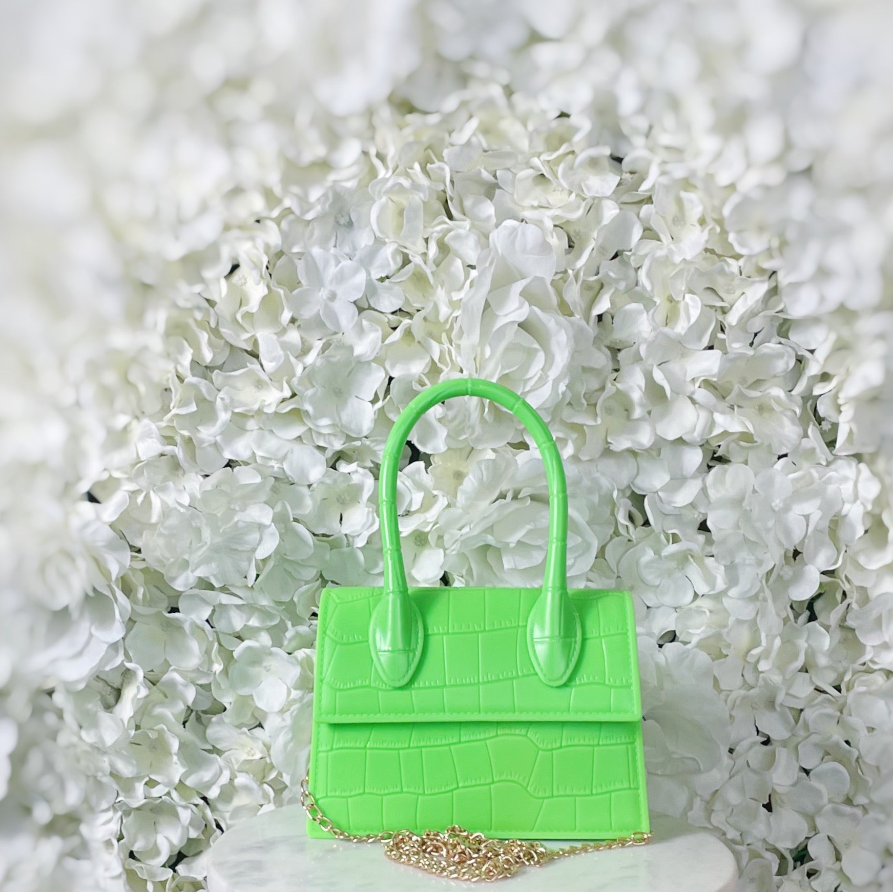 20900 COLORED CRAFT BAGS LIME GREEN - Factory Select