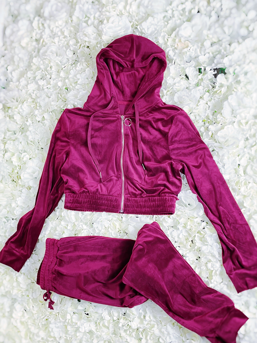 Burgundy two piece Set