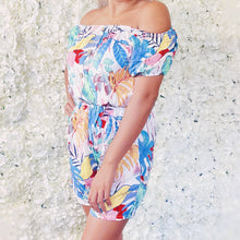 Load image into Gallery viewer, Tropical Floral Romper
