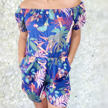 Load image into Gallery viewer, Tropical Floral Romper
